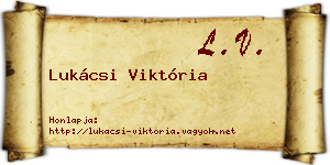 Lukácsi Viktória névjegykártya